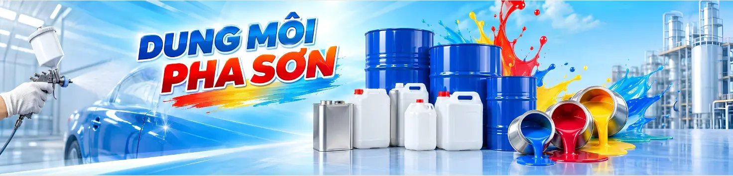 Banner Dung môi pha sơn ngang 